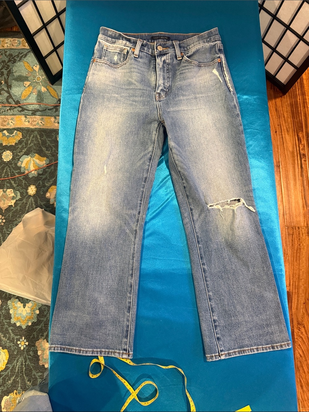 Lucky brand Distressed Blue Denim Jeans